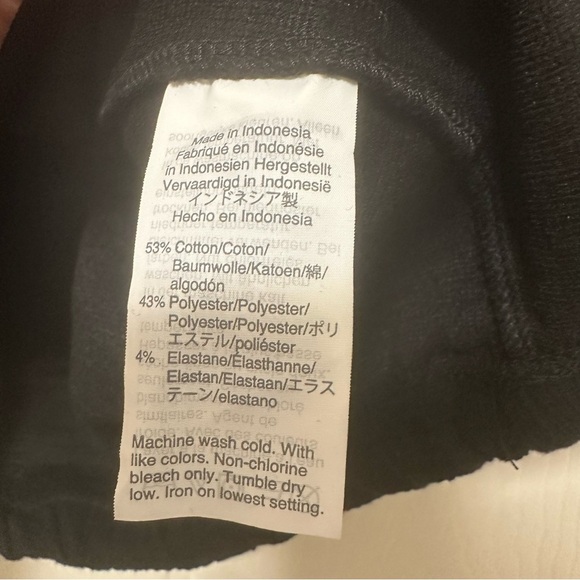 Madewell Texture & Thread Tie Waist Off the Shoulder Top Black Shirt  Size Small - Picture 6 of 6